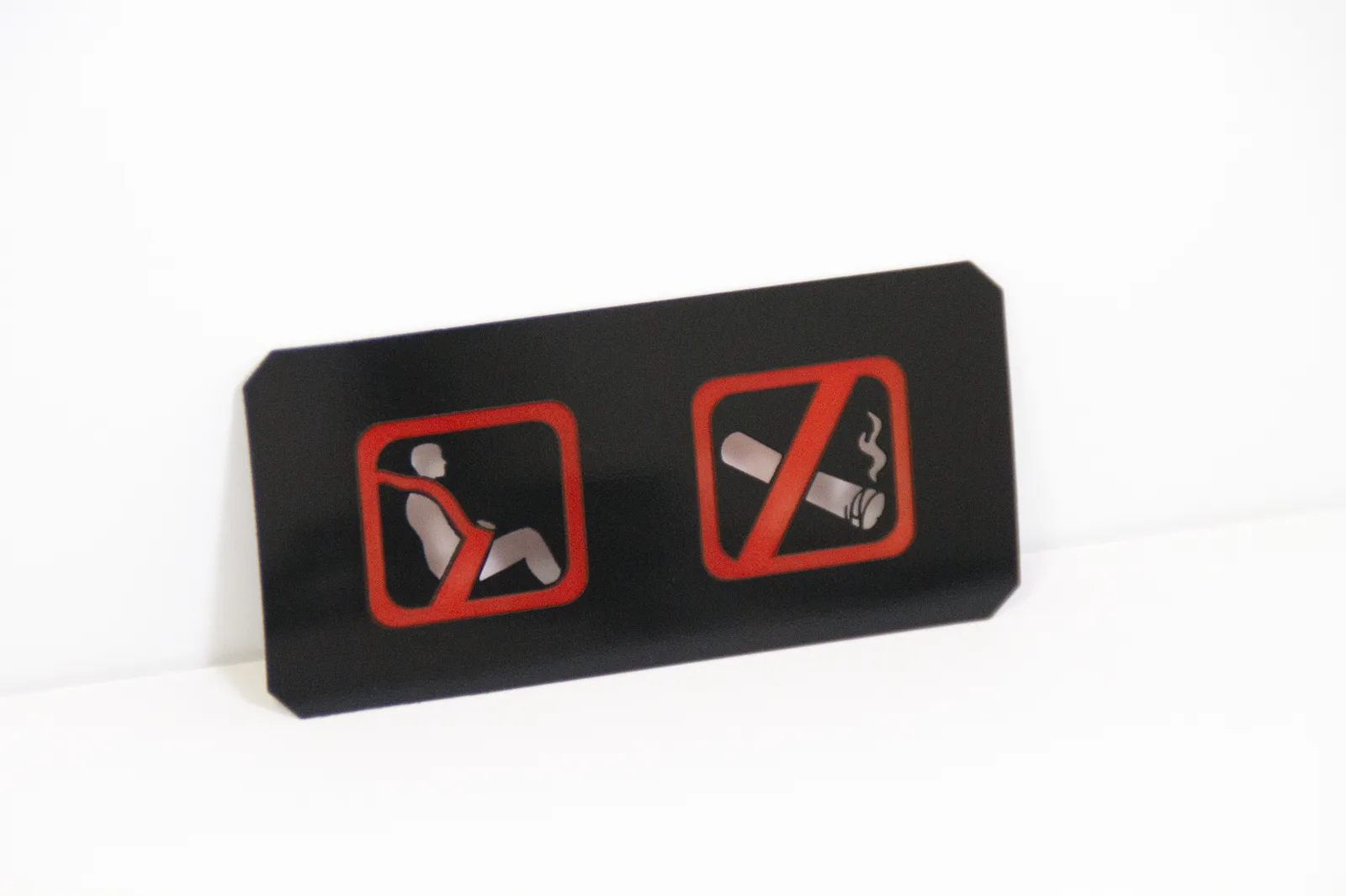 PWI Smoking / Seat Belt Sign Graphic