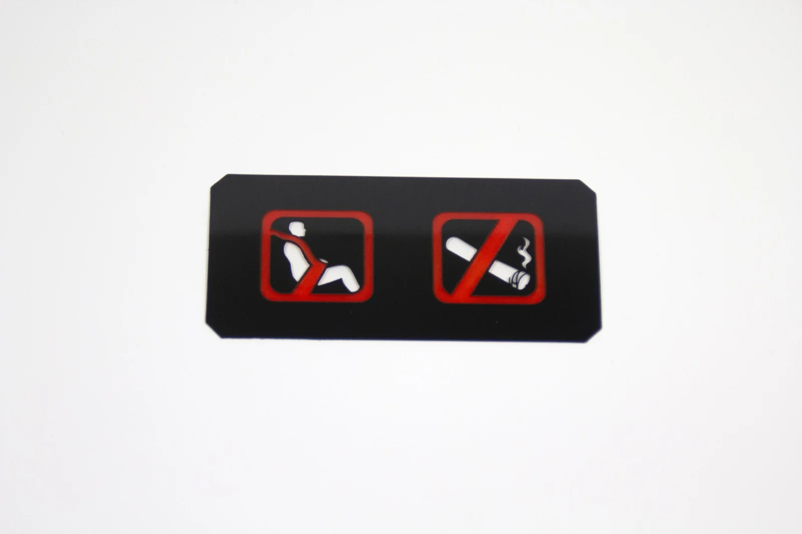 PWI LED no smoking / seat belt sign &mdash; detail view