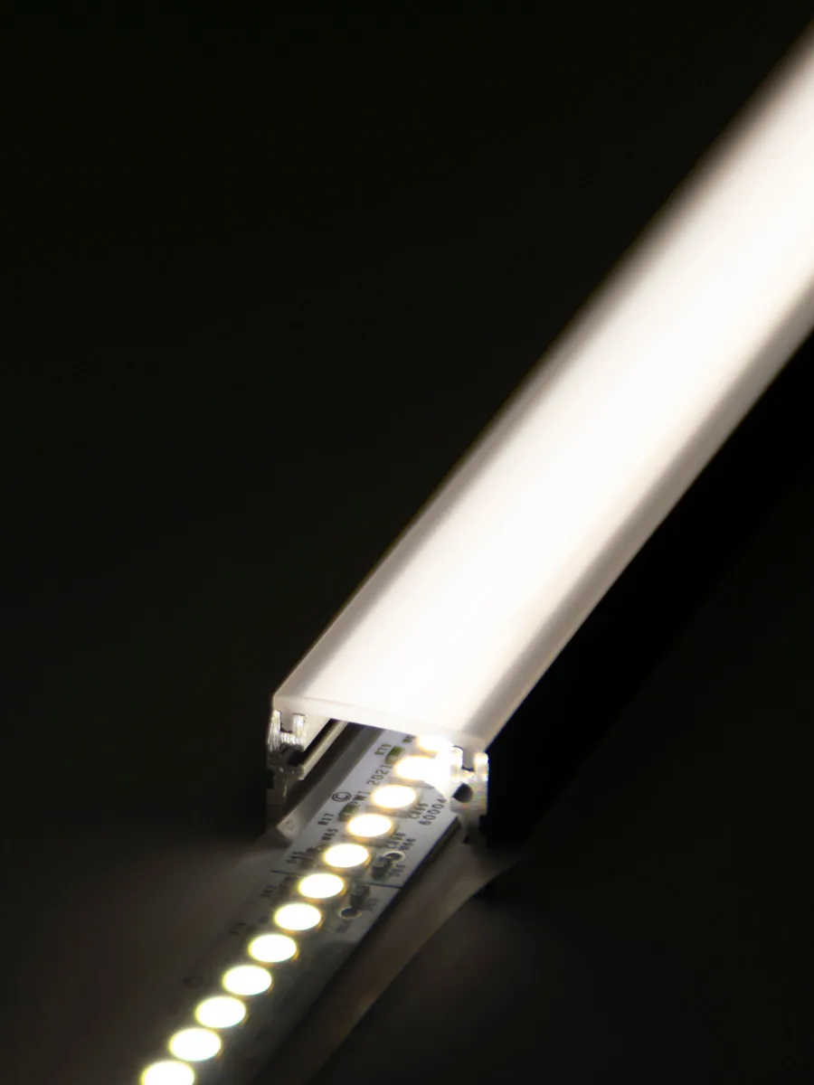 PWI LED linear light end cap and wiring detail