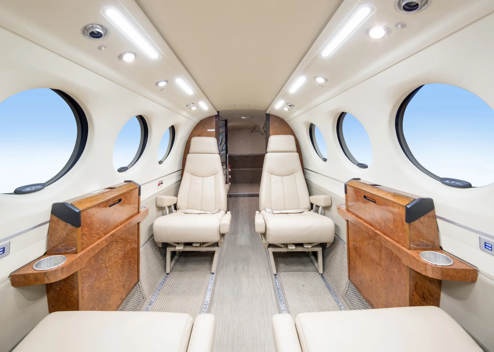 PWI King Air B200 LED cabin overhead