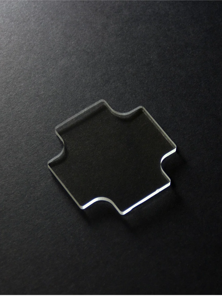 PWI King Air Ice Light Windows covers the Ice Light - square or notched corners.