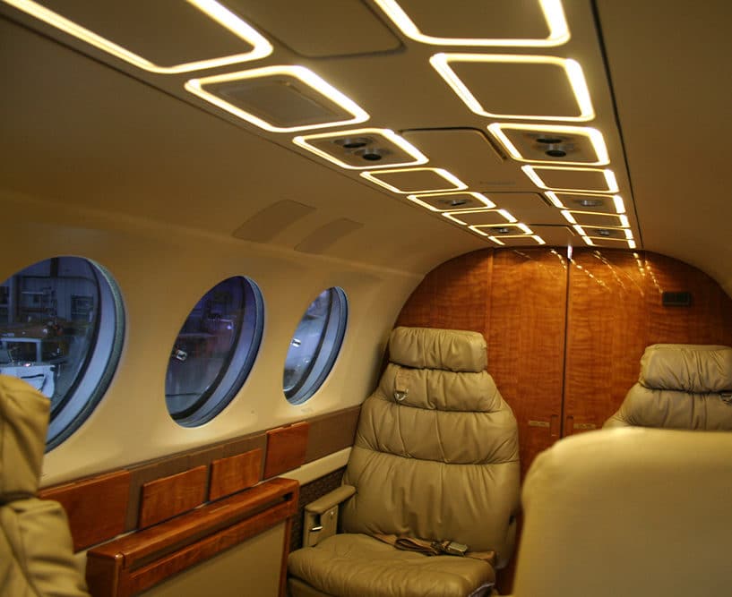 PWI’s 300/B300/350 LED Upgrade improves and refreshes your aircraft interior lighting.